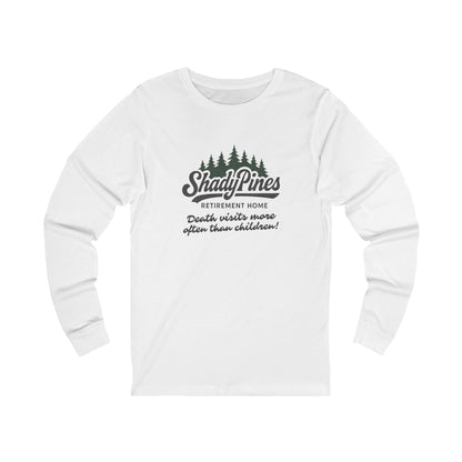 Shady Pines (Death Visits More Often Than Children) — Retro Long Sleeve (Light)