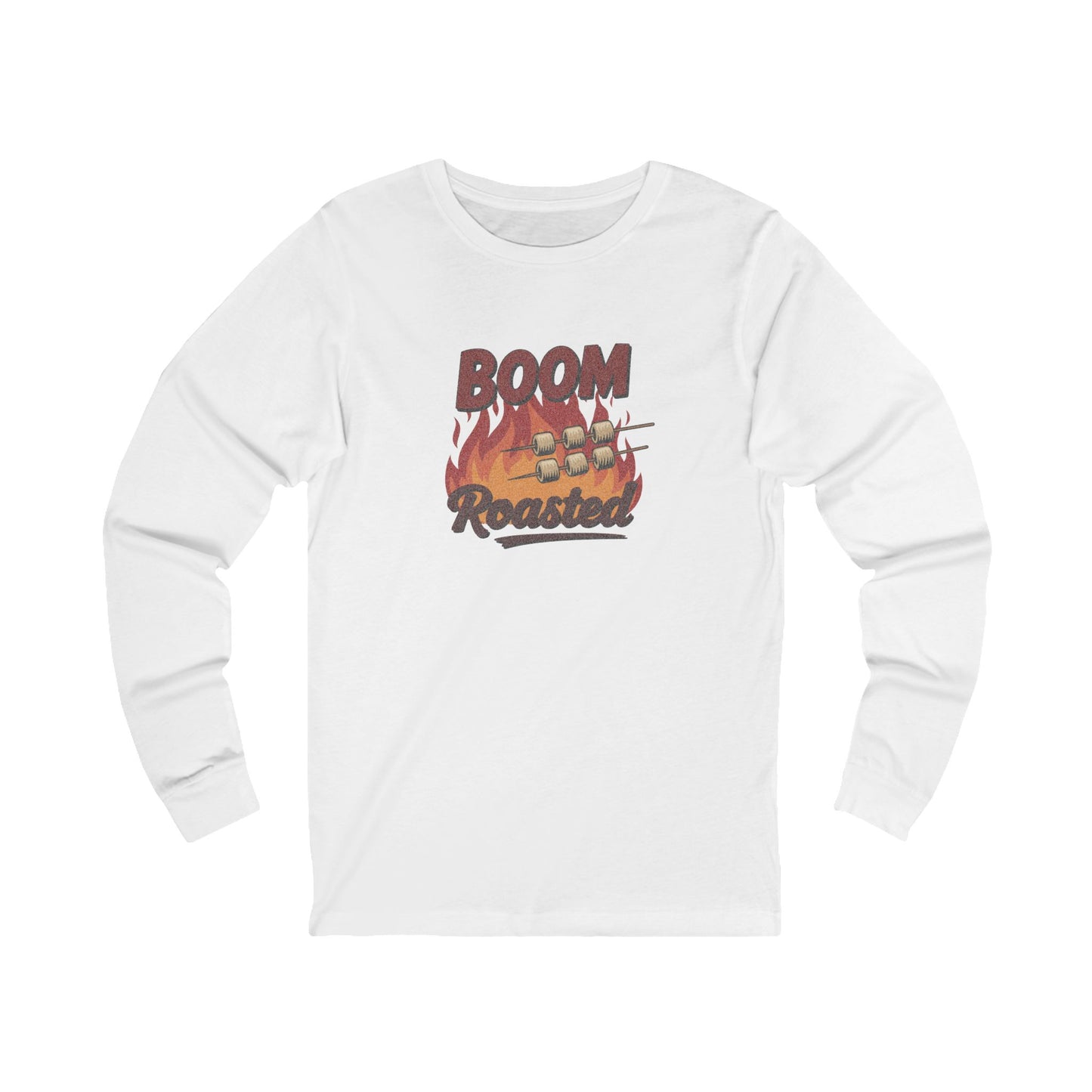 Boom, Roasted — Michael Scott Retro Long Sleeve (Light)