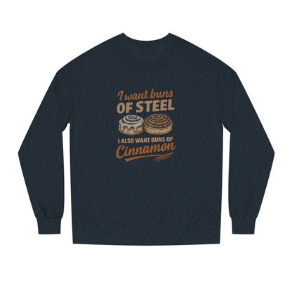 Buns of Steel (and Cinnamon) — Workout Sweatshirt (Dark)
