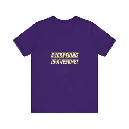 Everything is Awesome! — The LEGO Movie-Inspired Retro Tee (Dark)