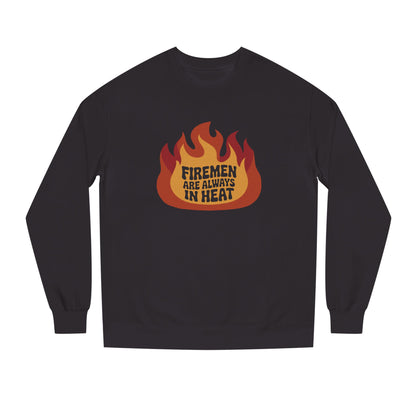 Firemen Are Always in Heat — Flirtatious Retro Sweatshirt (Dark)