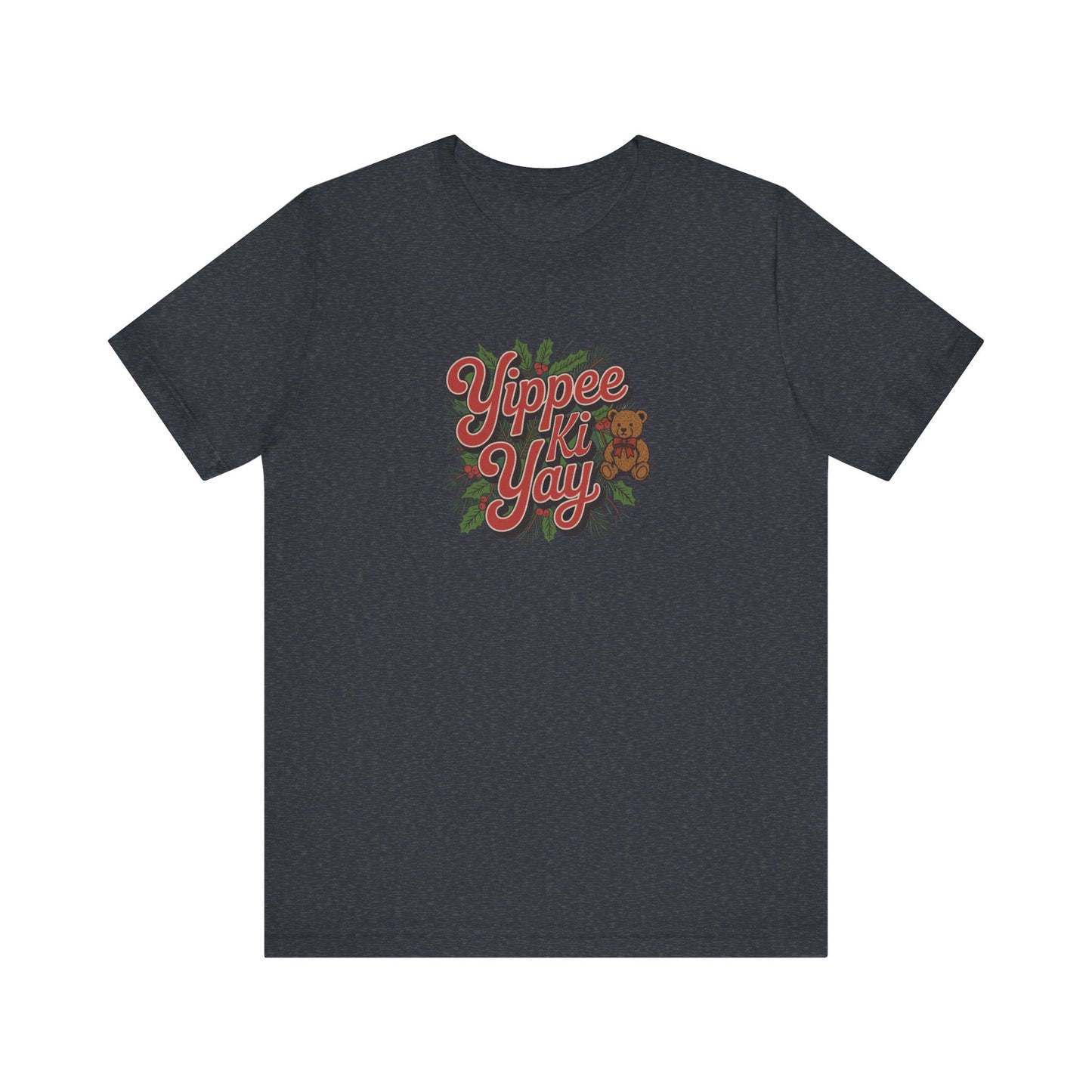 Yippee Ki Yay — Die Hard Retro Christmas Tee (Dark)