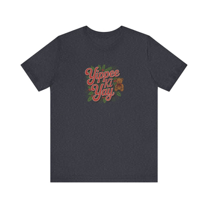 Yippee Ki Yay — Die Hard Retro Christmas Tee (Dark)