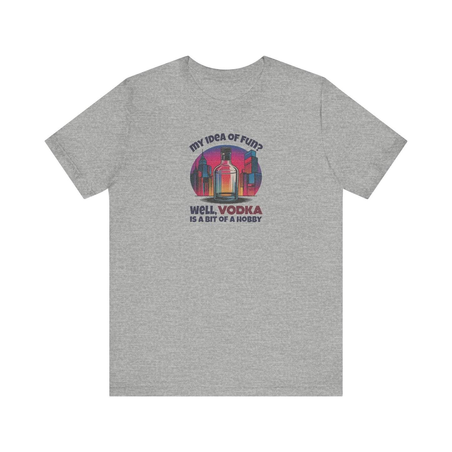 Vodka is a Bit of a Hobby — Retro Graphic Tee (Dark)