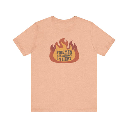 Firemen Are Always in Heat — Flirtatious Retro Tee (Light)