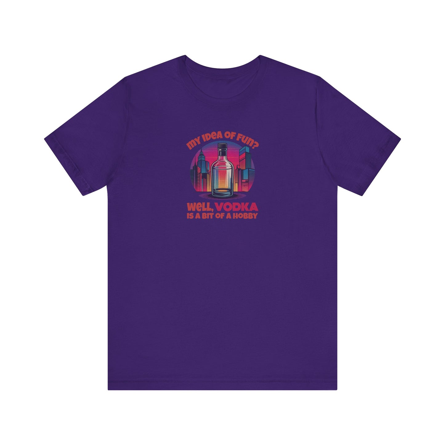 Vodka is a Bit of a Hobby — Retro Graphic Tee (Dark)
