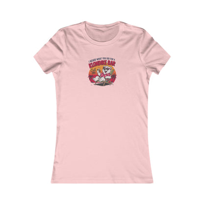 What You Did for a Klondike Bar — Retro Graphic Women's Tee (Light)