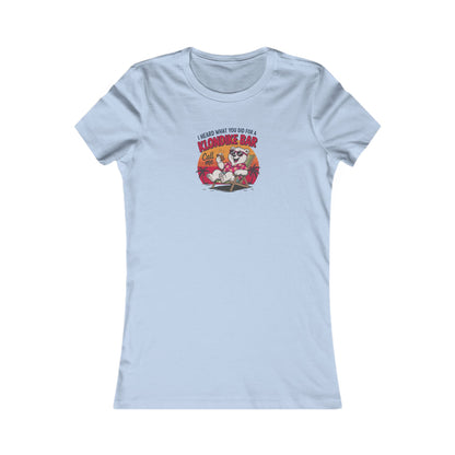 What You Did for a Klondike Bar — Retro Graphic Women's Tee (Light)