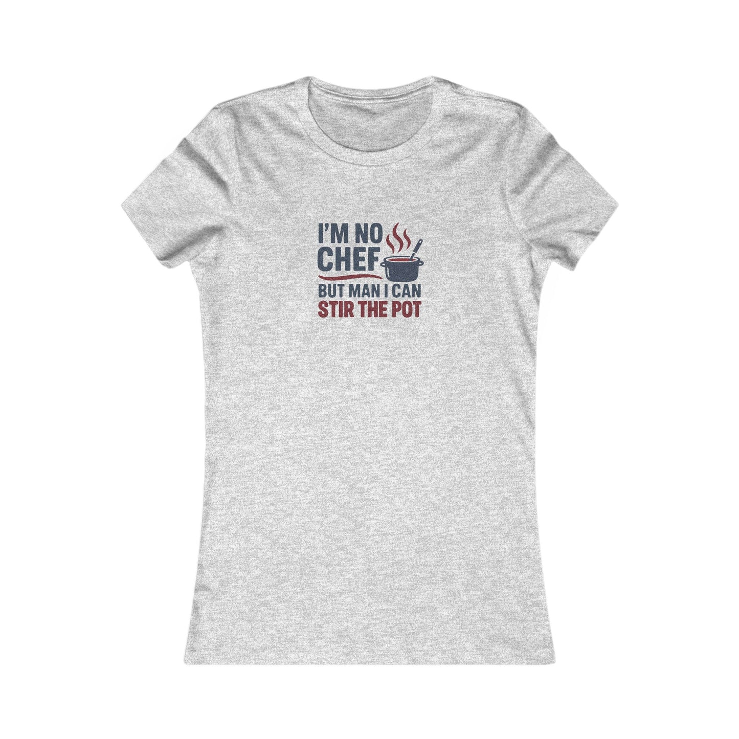 I'm No Chef, But Man I Stir the Pot — Retro Women's Tee (Light)