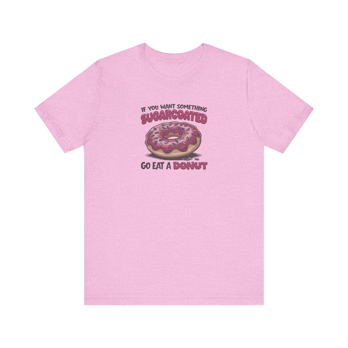 Sugarcoated (Go Eat a Donut) — Retro Graphic Tee (Light)