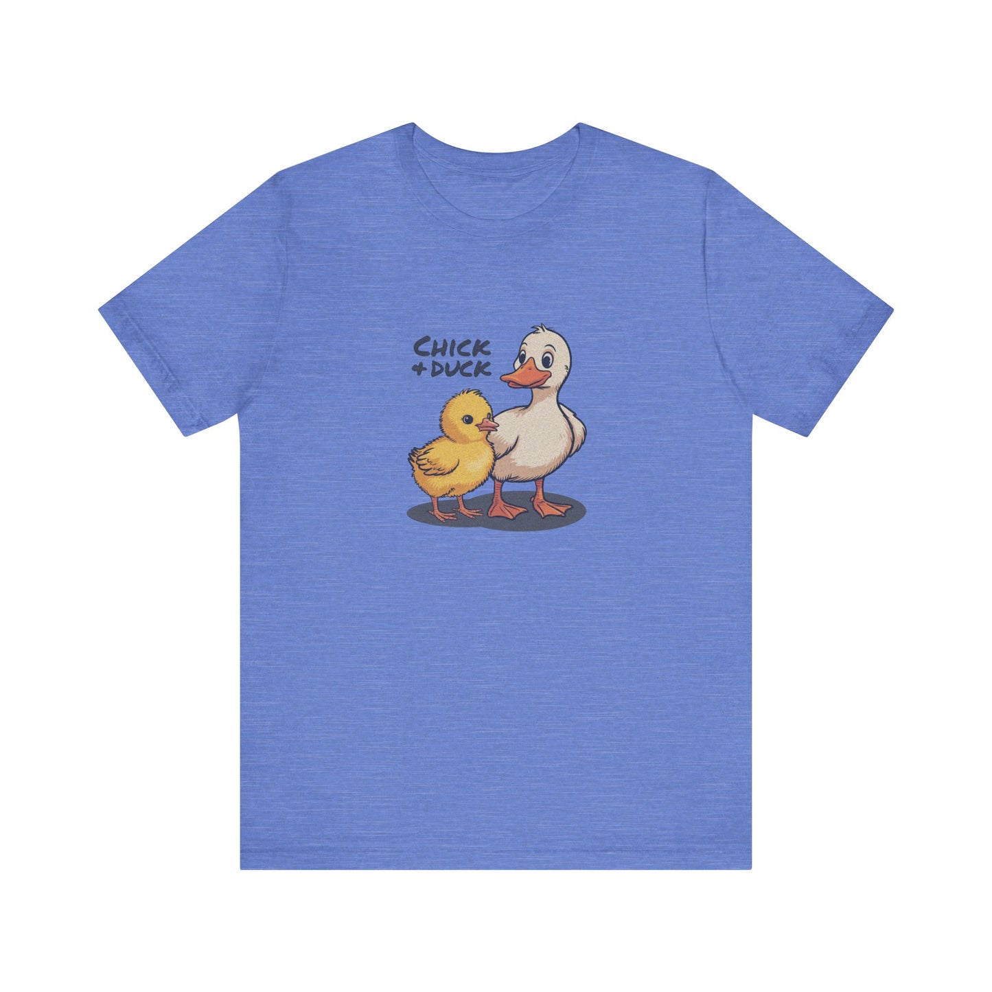 The Chick and the Duck — Friends Retro Tee (Light)