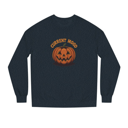 Current Mood (Vintage Jack) — Retro Halloween Sweatshirt (Dark)