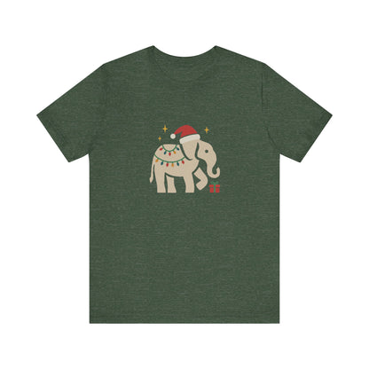 White Elephant Season — Retro Christmas Graphic Tee (Dark)