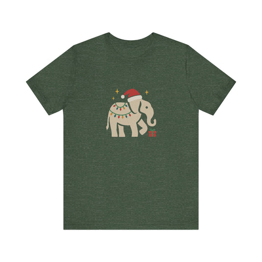 White Elephant Season — Retro Christmas Graphic Tee (Dark)