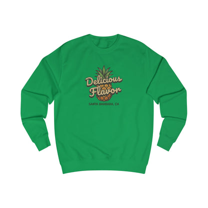 Delicious Flavor — Santa Barbara Pineapple Retro Sweatshirt (Light)