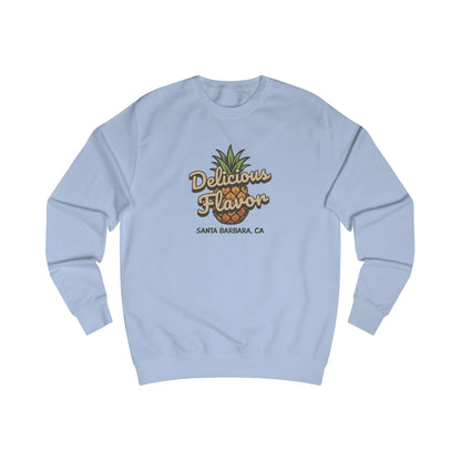 Delicious Flavor — Santa Barbara Pineapple Retro Sweatshirt (Light)