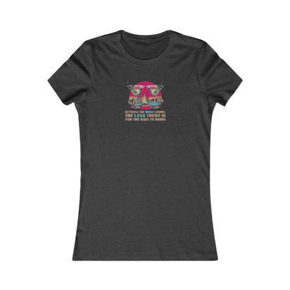 Open Bar (for the Kids) — Friends Retro Women's Tee (Dark)