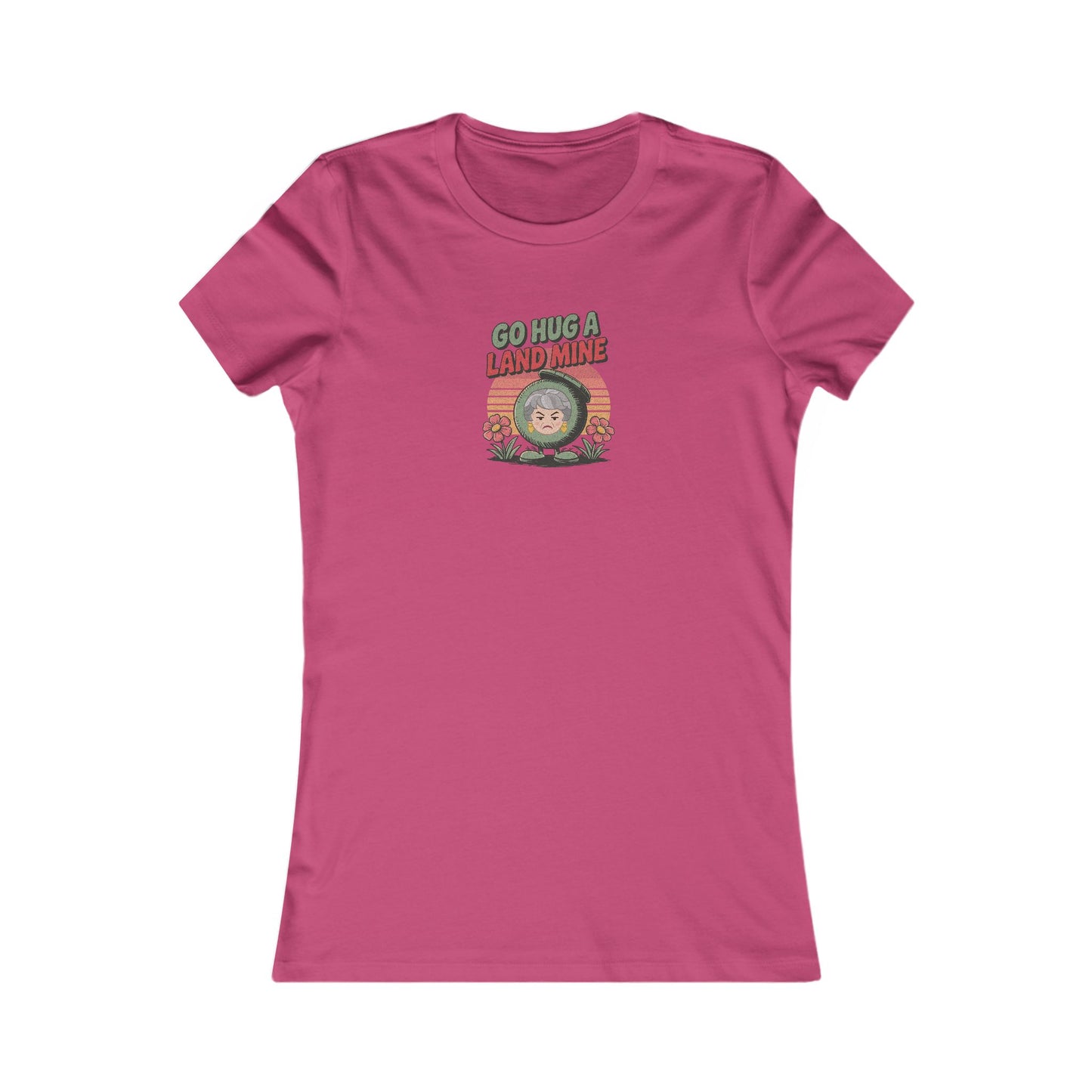 Go Hug a Land Mine — Dorothy Zbornak Retro Women's Tee (Light)