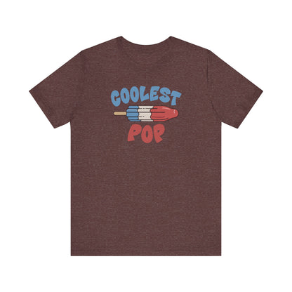 Coolest Pop Shirt — Funny Dad Gift, Retro Ice Pop Tee