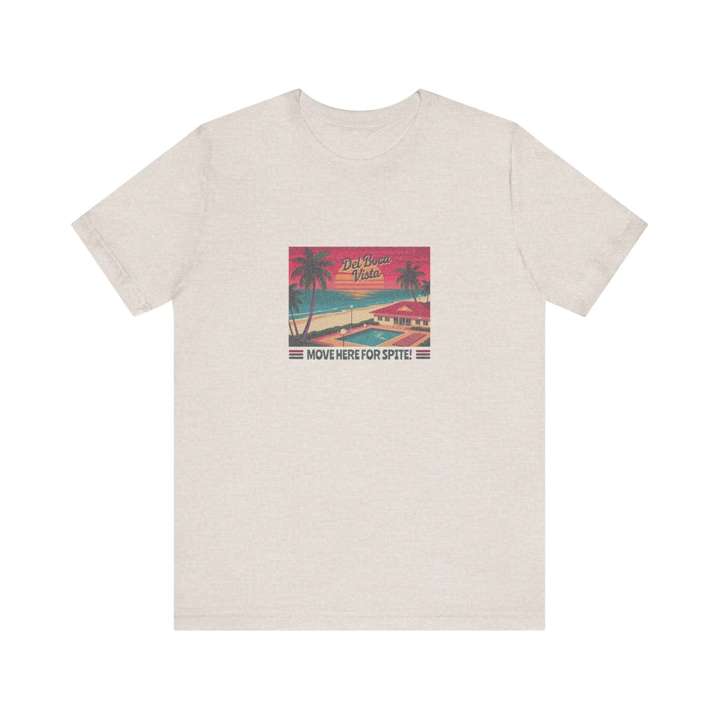 Del Boca Vista (Move Here For Spite!) — Seinfeld Retro Tee (Light)