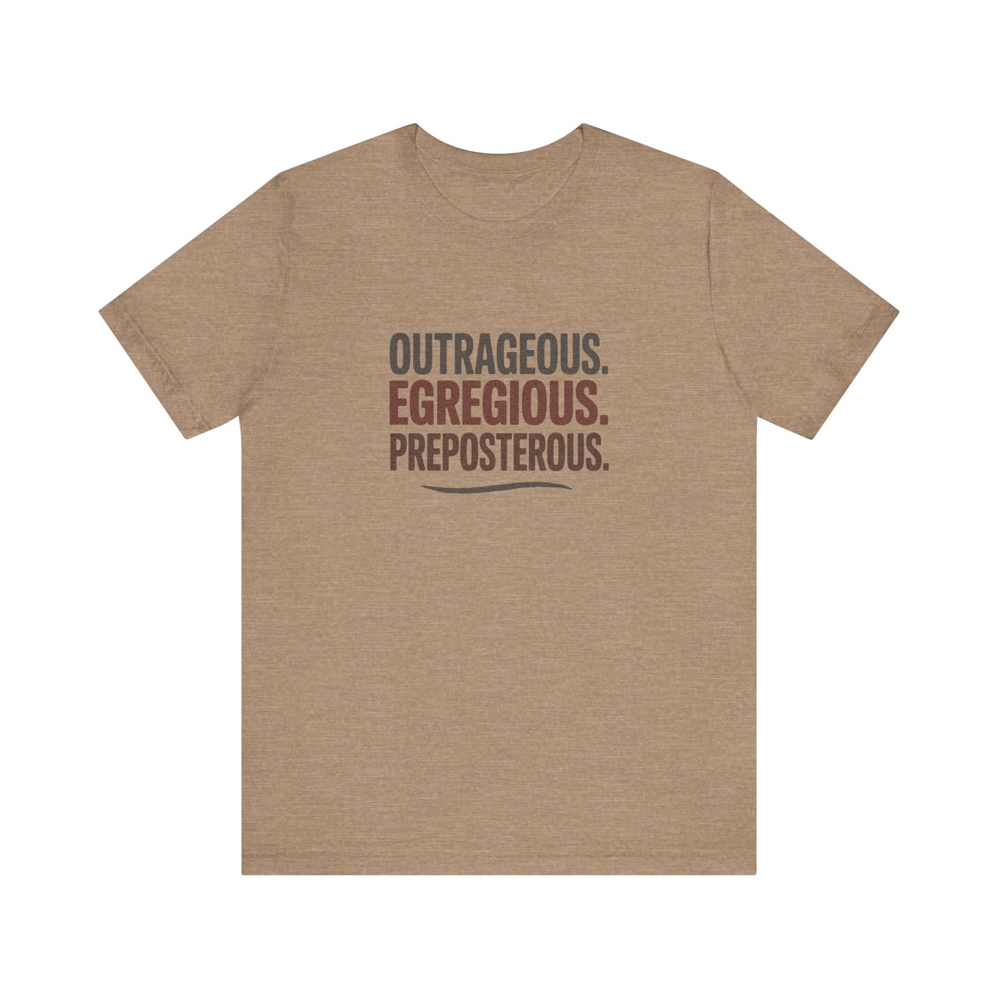 Outrageous Egregious Preposterous — Seinfeld Retro Tee (Light)
