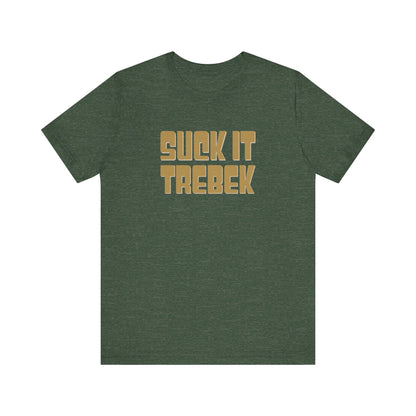 Suck It Trebek — SNL Celebrity Jeopardy Sketch Retro Tee (Dark)