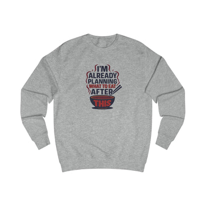 Planning What to Eat After This — Retro Foodie Sweatshirt (Light)