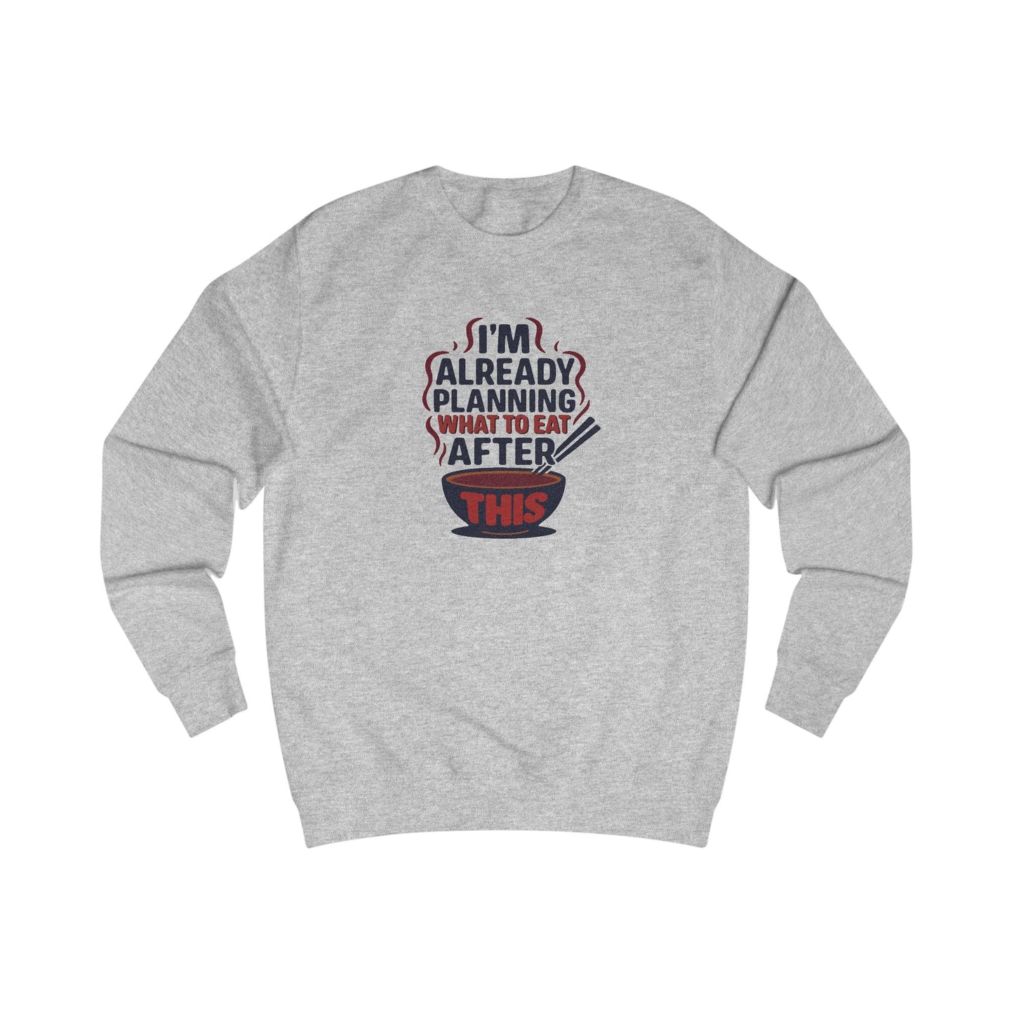 Planning What to Eat After This — Retro Foodie Sweatshirt (Light)