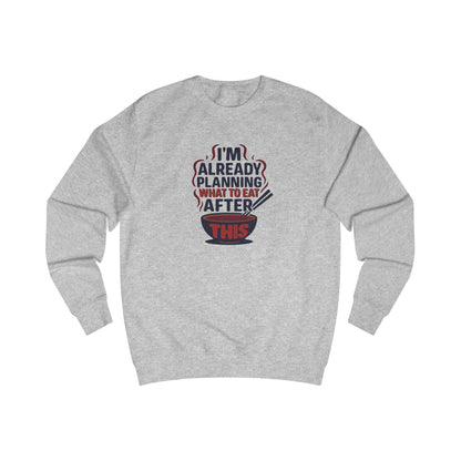 Planning What to Eat After This — Retro Foodie Sweatshirt (Light)