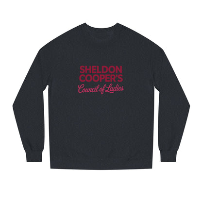 Sheldon Cooper’s Council of Ladies — TBBT Retro Sweatshirt (Dark)