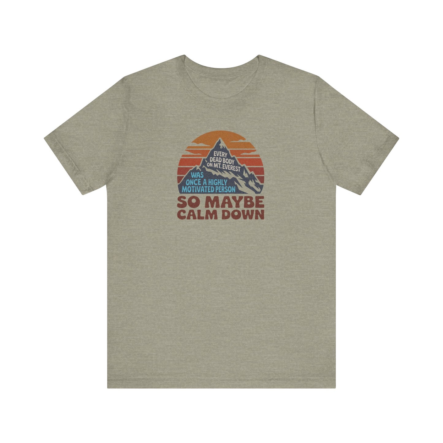 Everything in Moderation (Especially Fitness) – Mount Everest Retro Tee (Light)