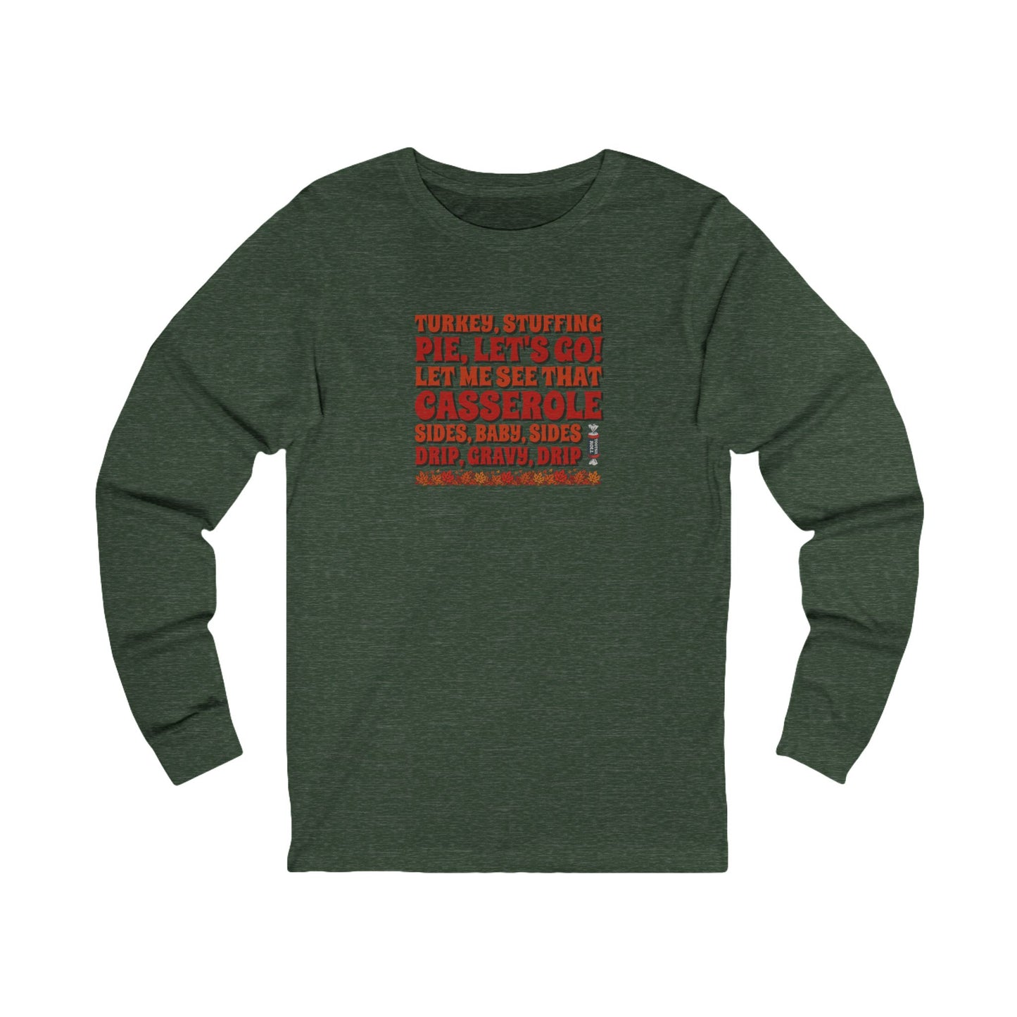 Let Me See That Casserole — Tootsee Roll Retro Long Sleeve (Dark)