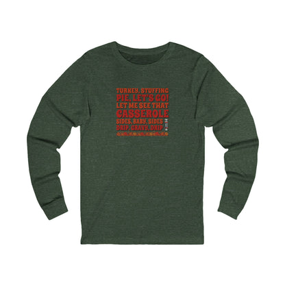 Let Me See That Casserole — Tootsee Roll Retro Long Sleeve (Dark)