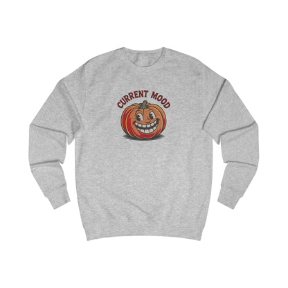 Current Mood (Toothy Jack) — Retro Halloween Sweatshirt (Light)