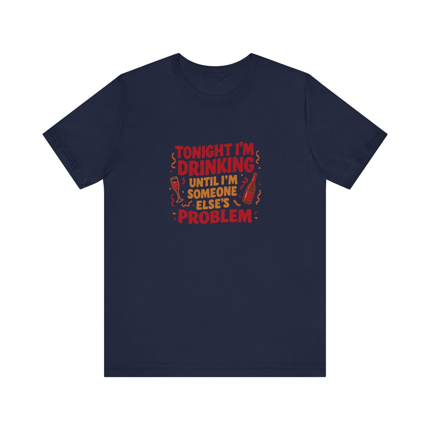 The Problem is Coming From Inside the Bar — Retro Tee (Dark)