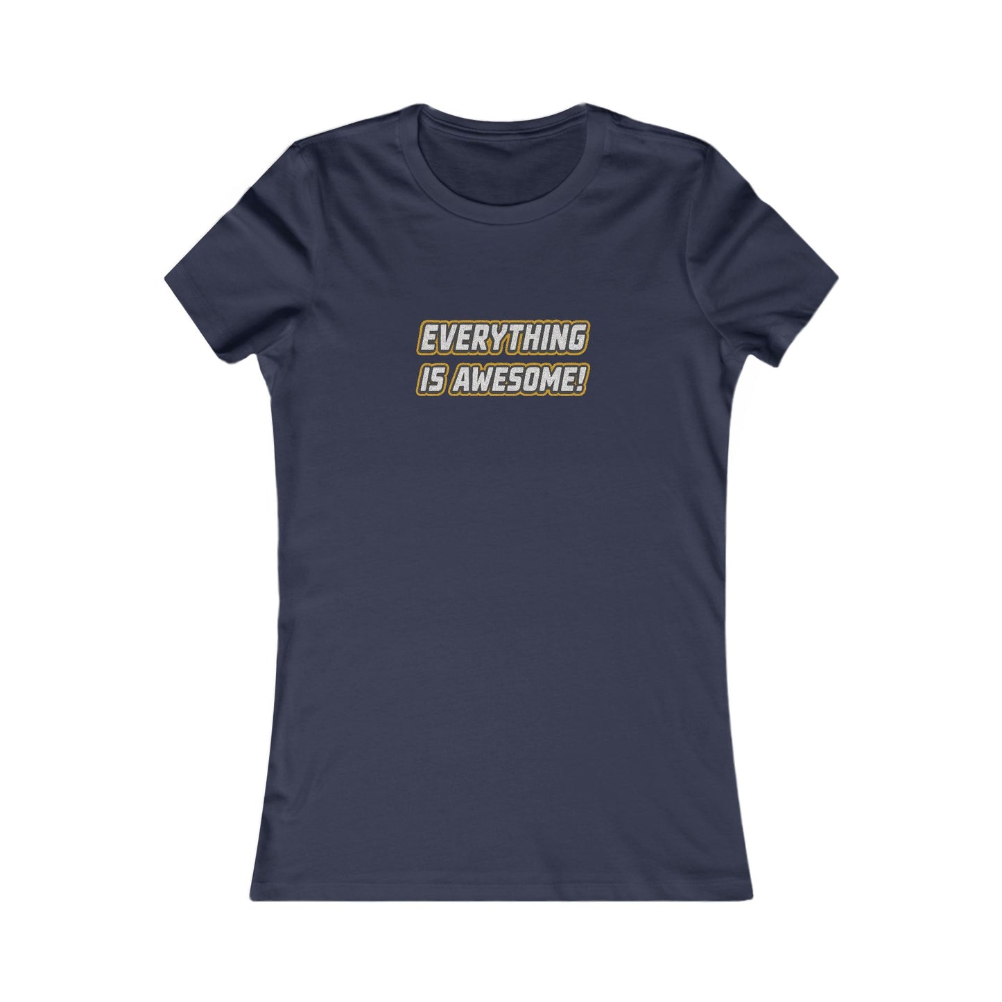 Everything is Awesome! — The LEGO Movie-Inspired Retro Women's Tee (Dark)