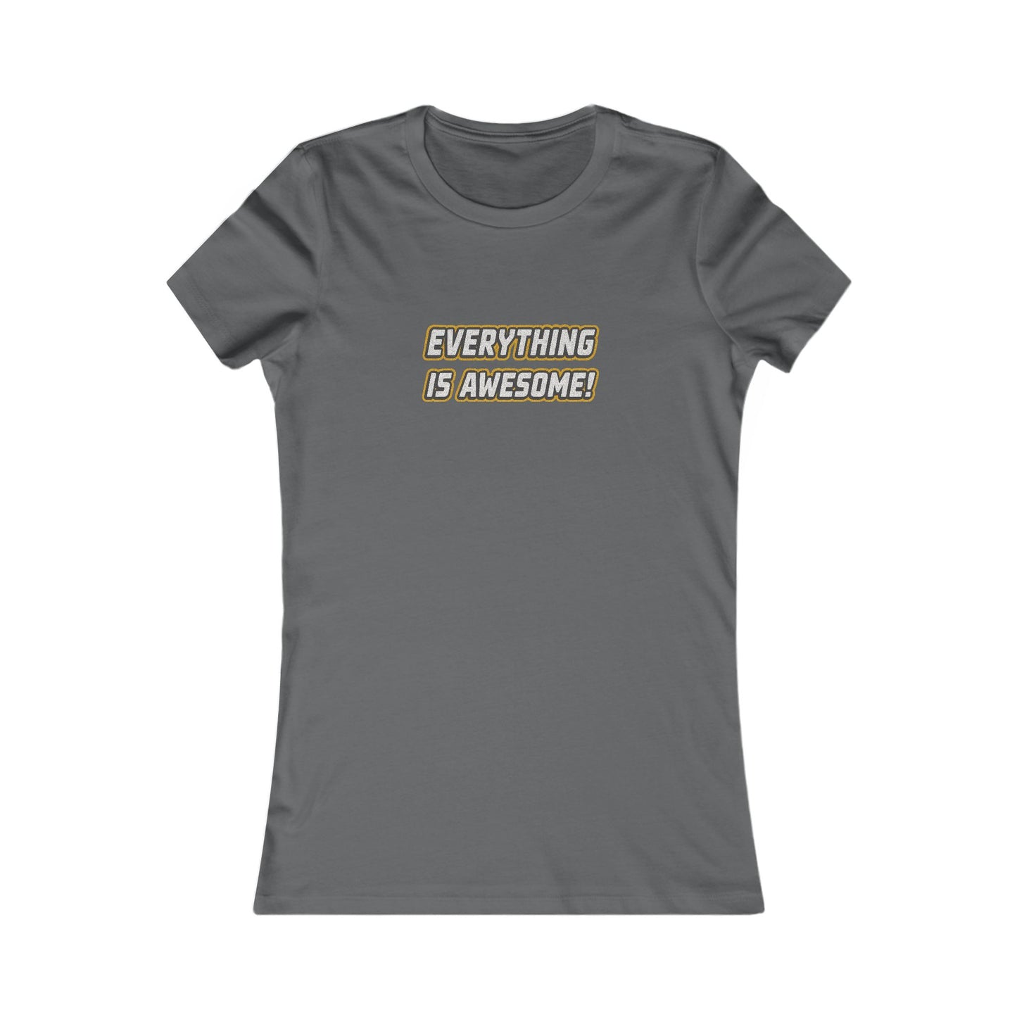 Everything is Awesome! — The LEGO Movie-Inspired Retro Women's Tee (Dark)