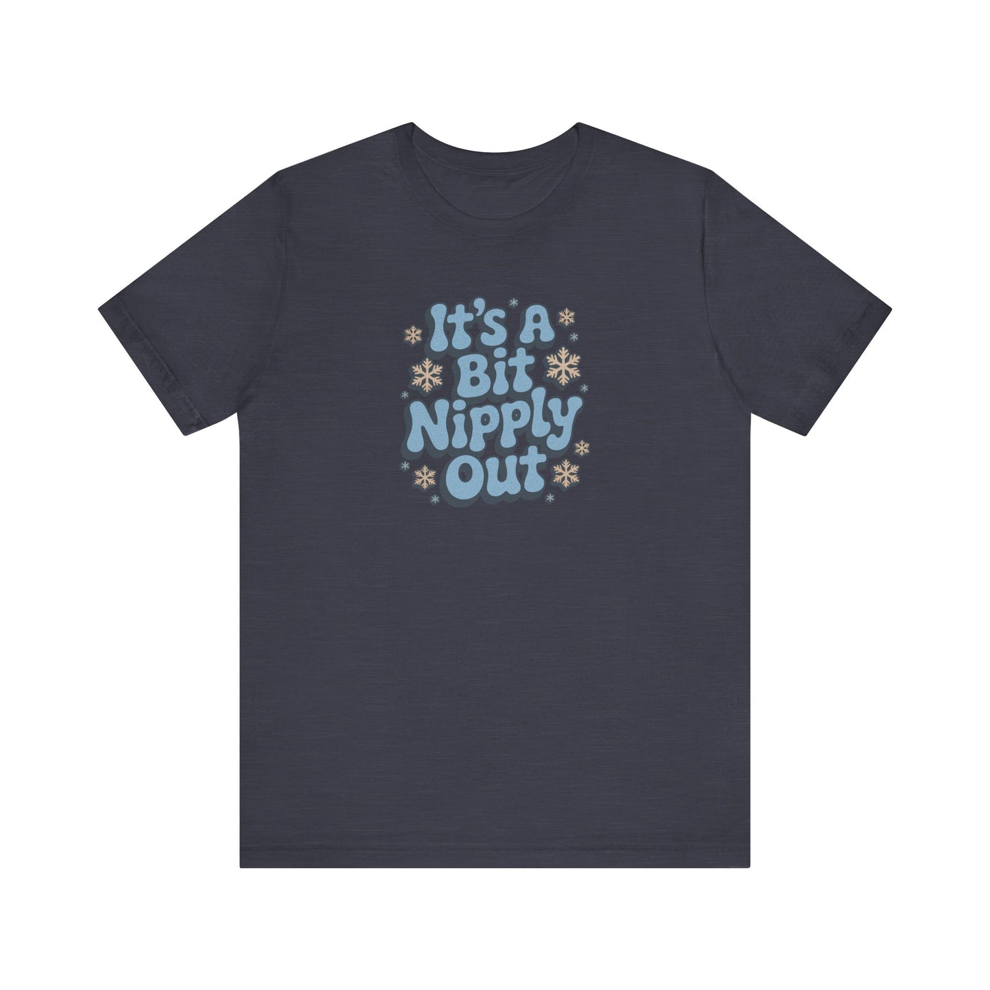 It's a Bit Nipply Out — Christmas Vacation Retro Tee (Dark)
