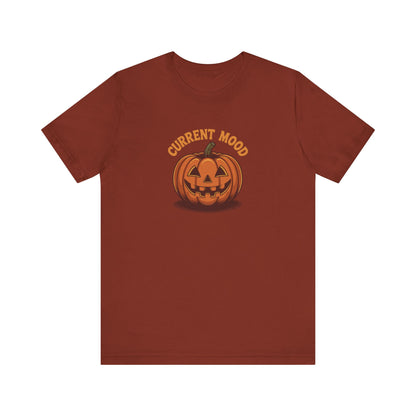 Current Mood (Vintage Jack) — Retro Halloween Tee (Dark)