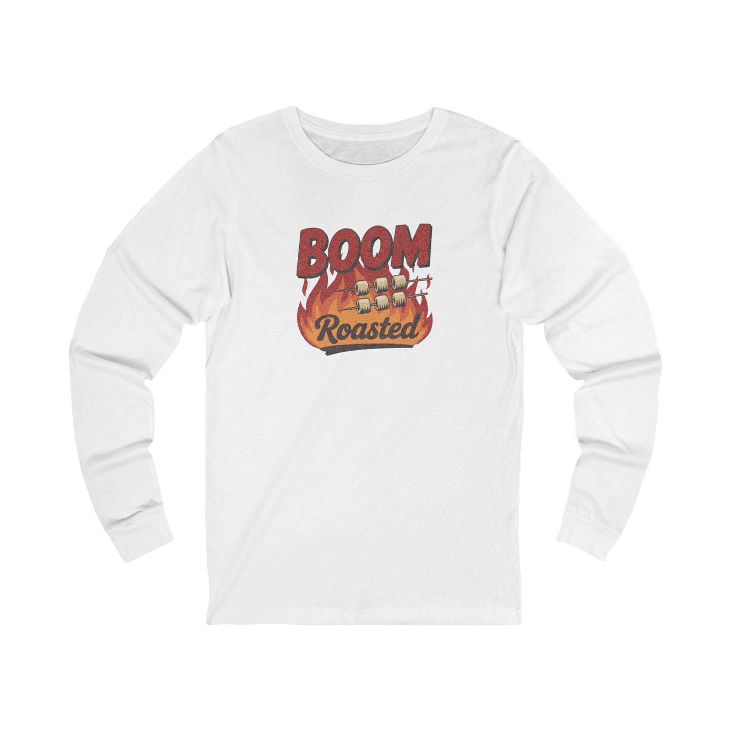 Boom, Roasted — Michael Scott Retro Long Sleeve (Light)