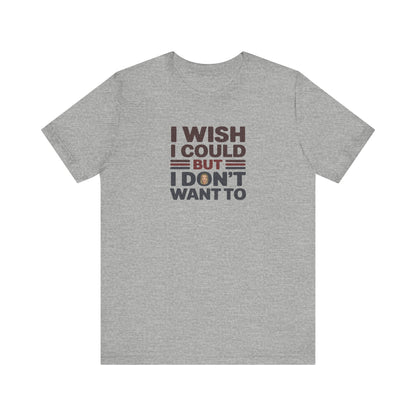 I Wish I Could, But I Don't Want To — Phoebe Buffay Retro Tee (Light)