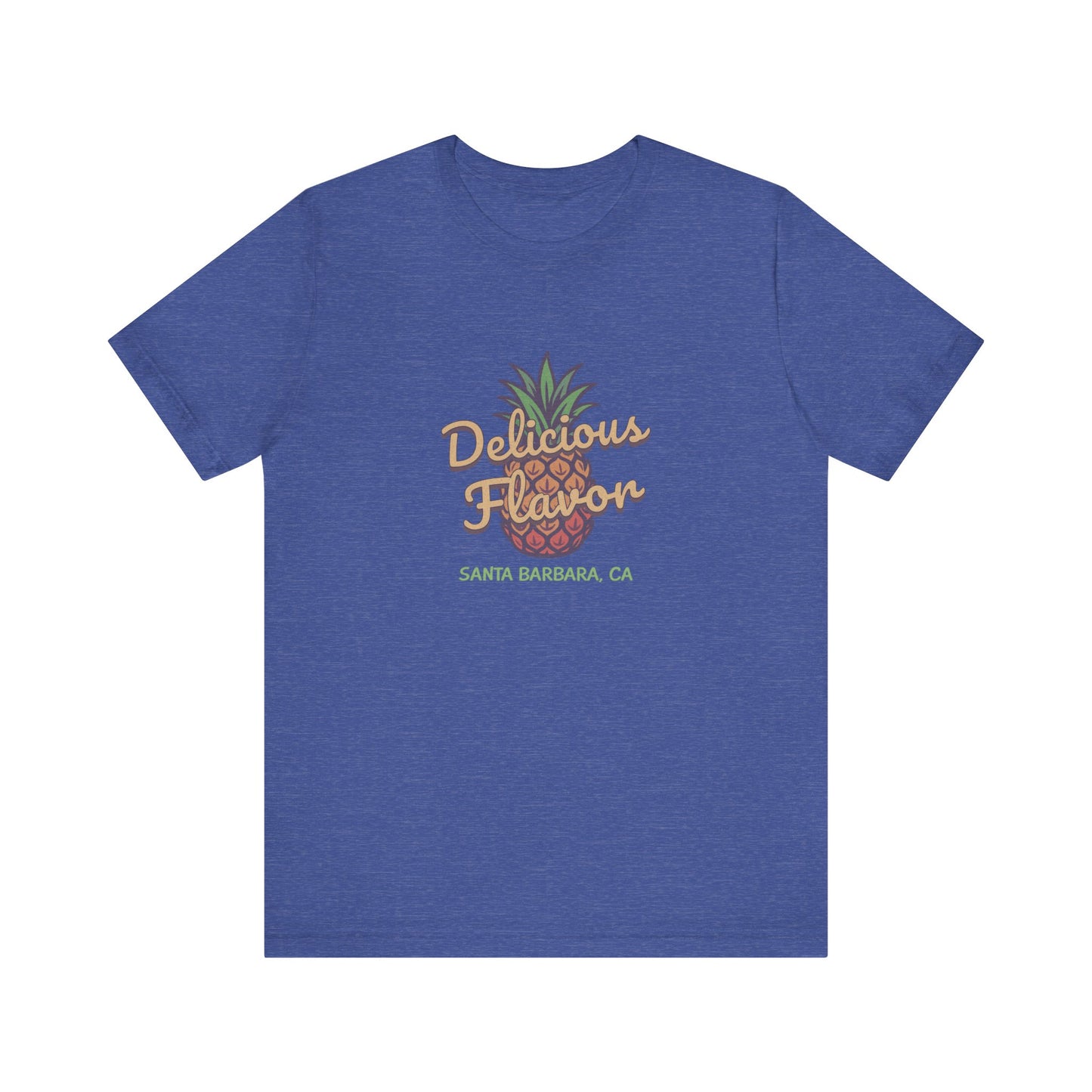 Delicious Flavor — Santa Barbara Pineapple Retro Tee (Dark)