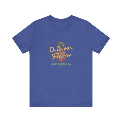 Delicious Flavor — Santa Barbara Pineapple Retro Tee (Dark)