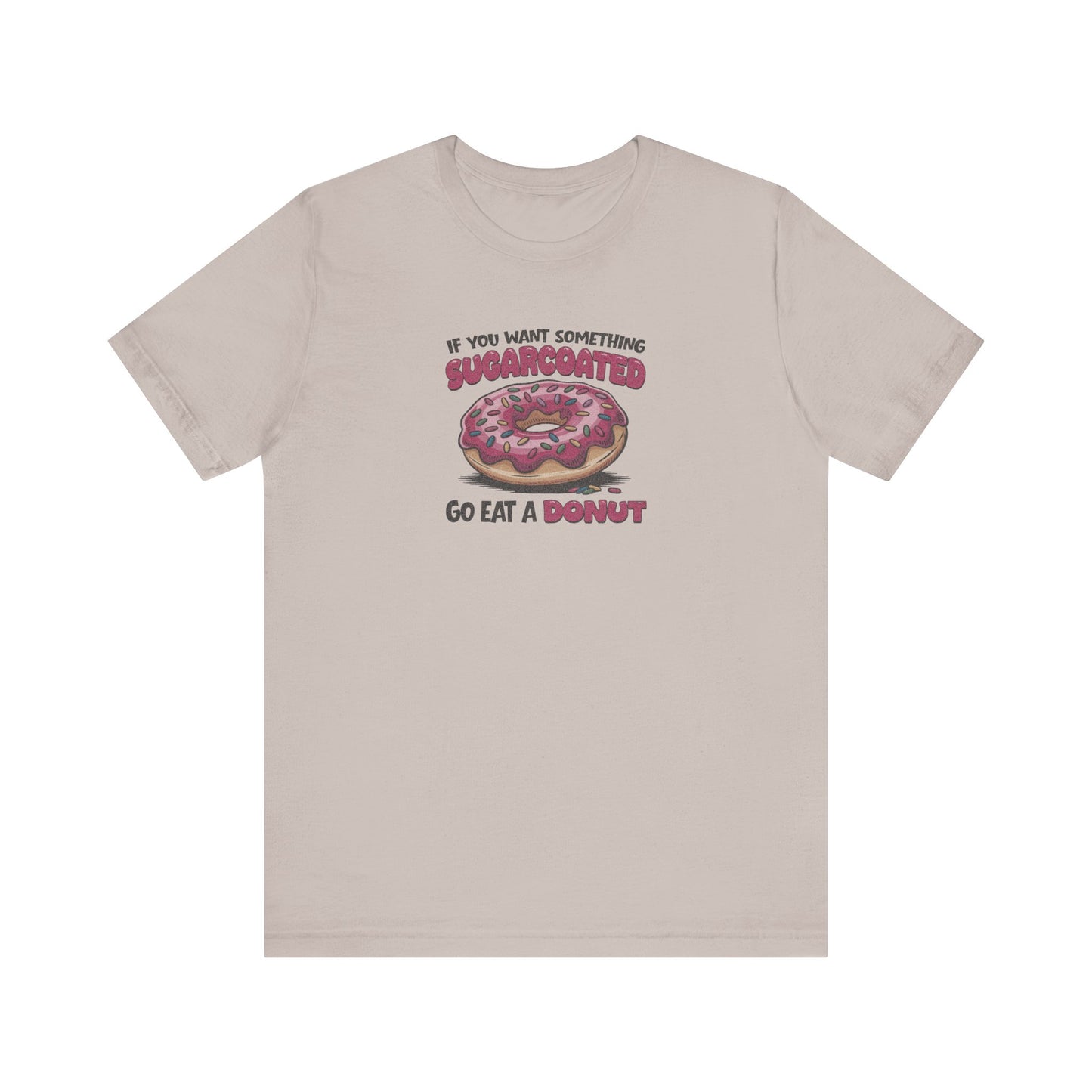 Sugarcoated (Go Eat a Donut) — Retro Graphic Tee (Light)