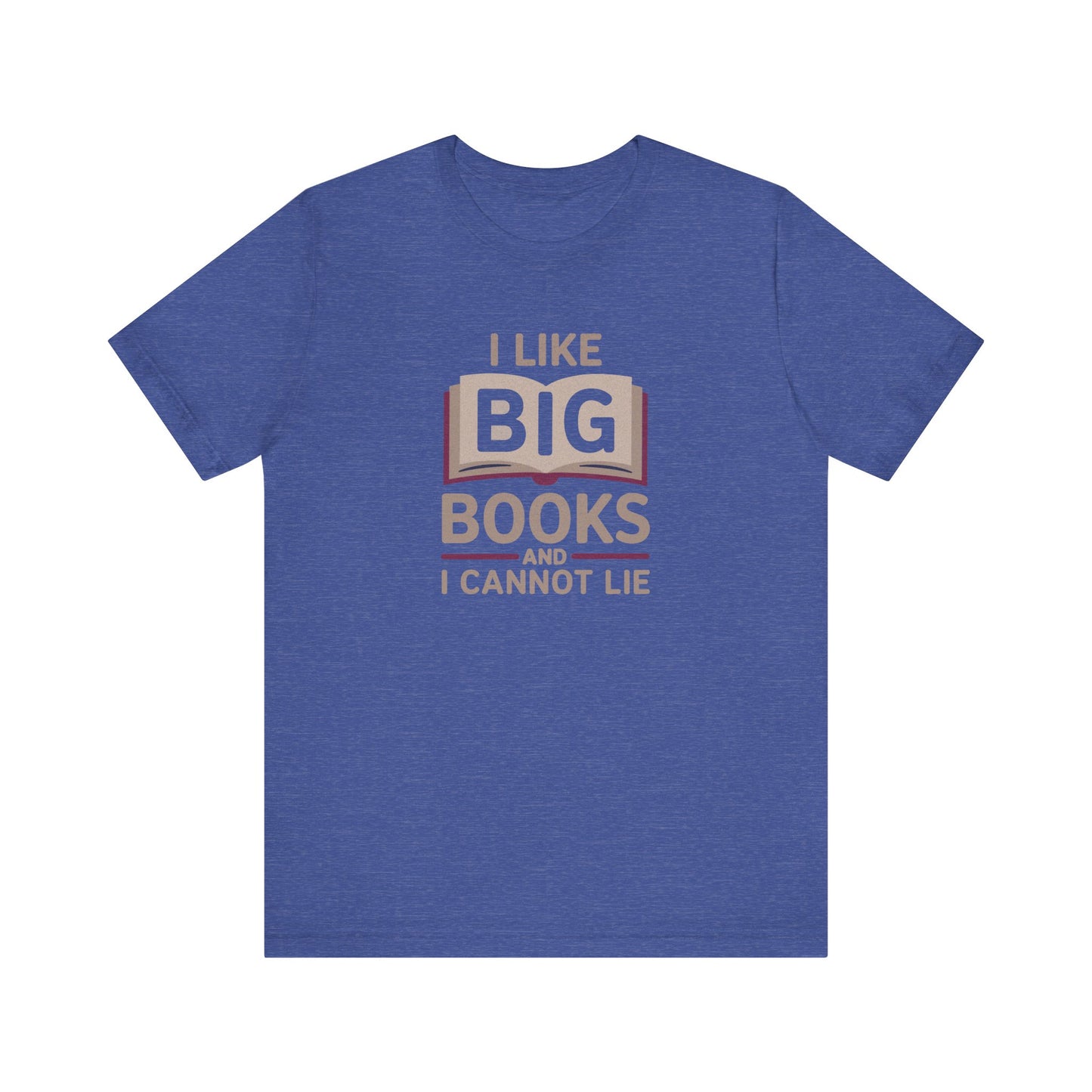 I Like Big Books and I Cannot Lie — Bibliophile Retro Tee (Dark)