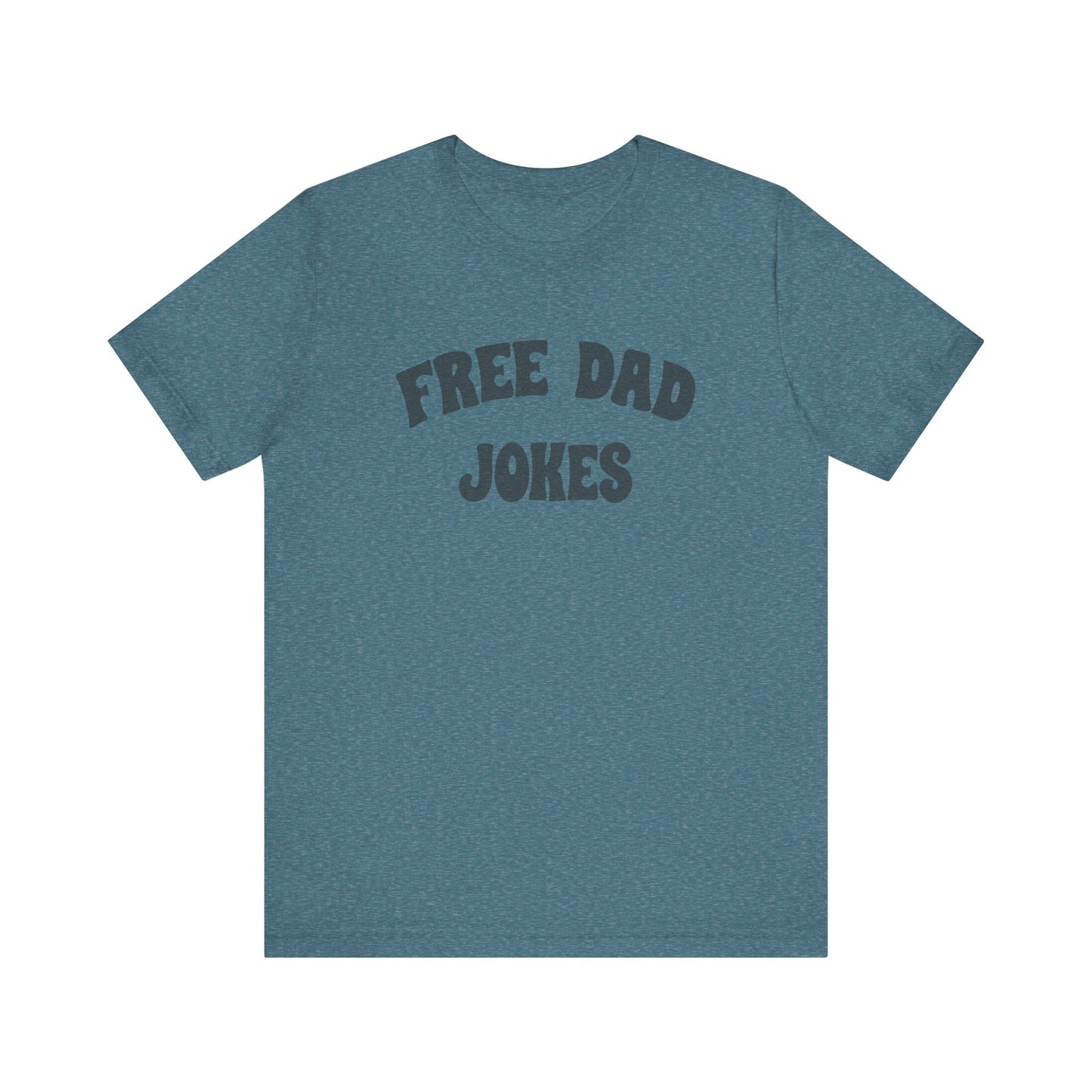 Free Dad Jokes Shirt — Funny Dad Gift, Retro Pun Tee
