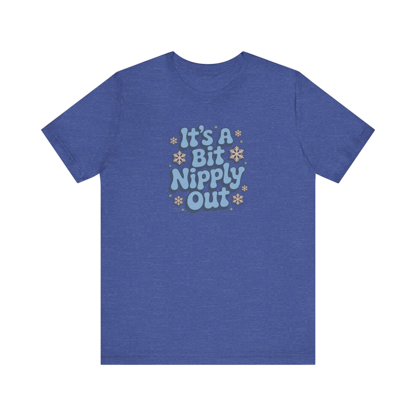 It's a Bit Nipply Out — Christmas Vacation Retro Tee (Dark)