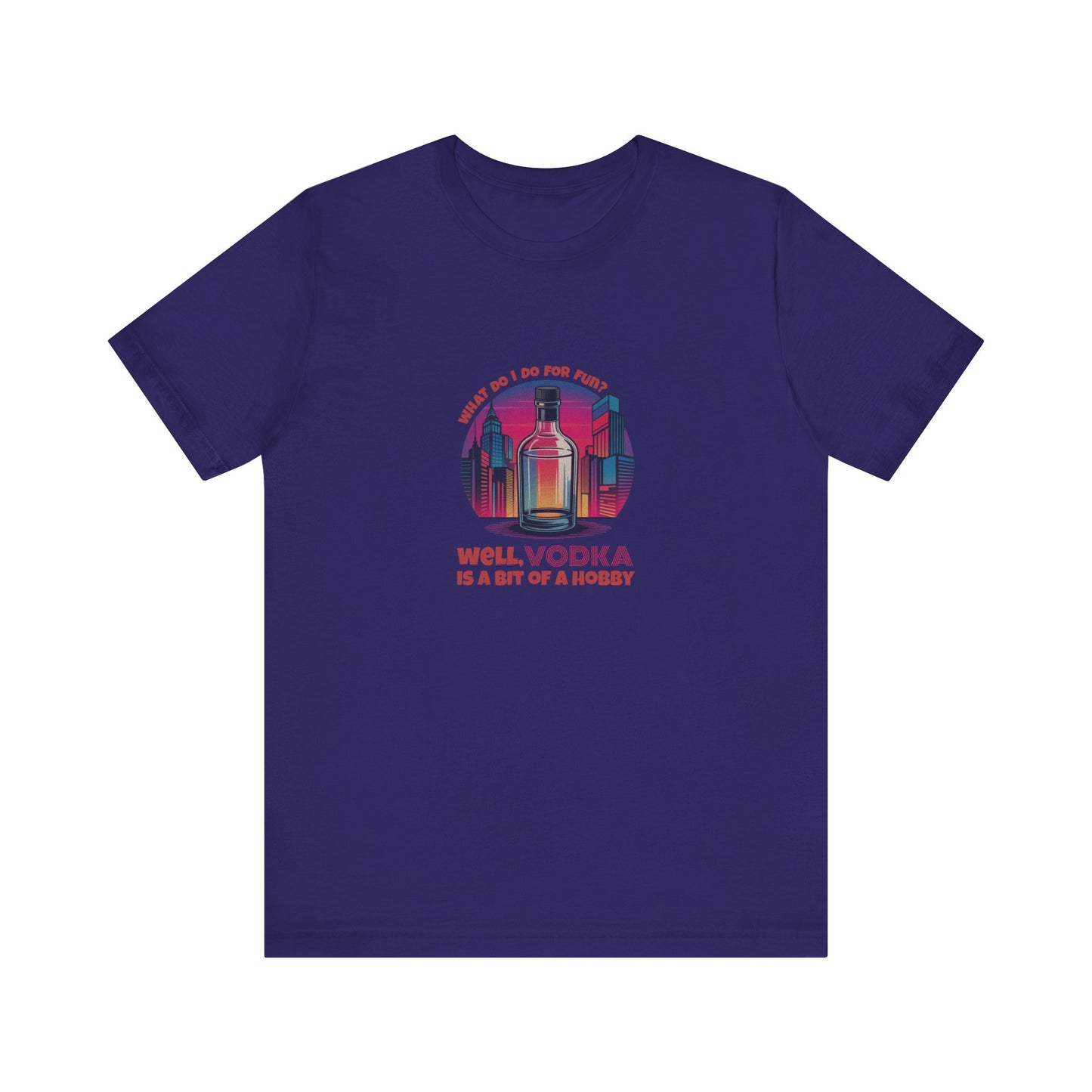 Vodka is a Bit of a Hobby — Retro Graphic Tee (Dark)