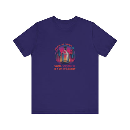 Vodka is a Bit of a Hobby — Retro Graphic Tee (Dark)