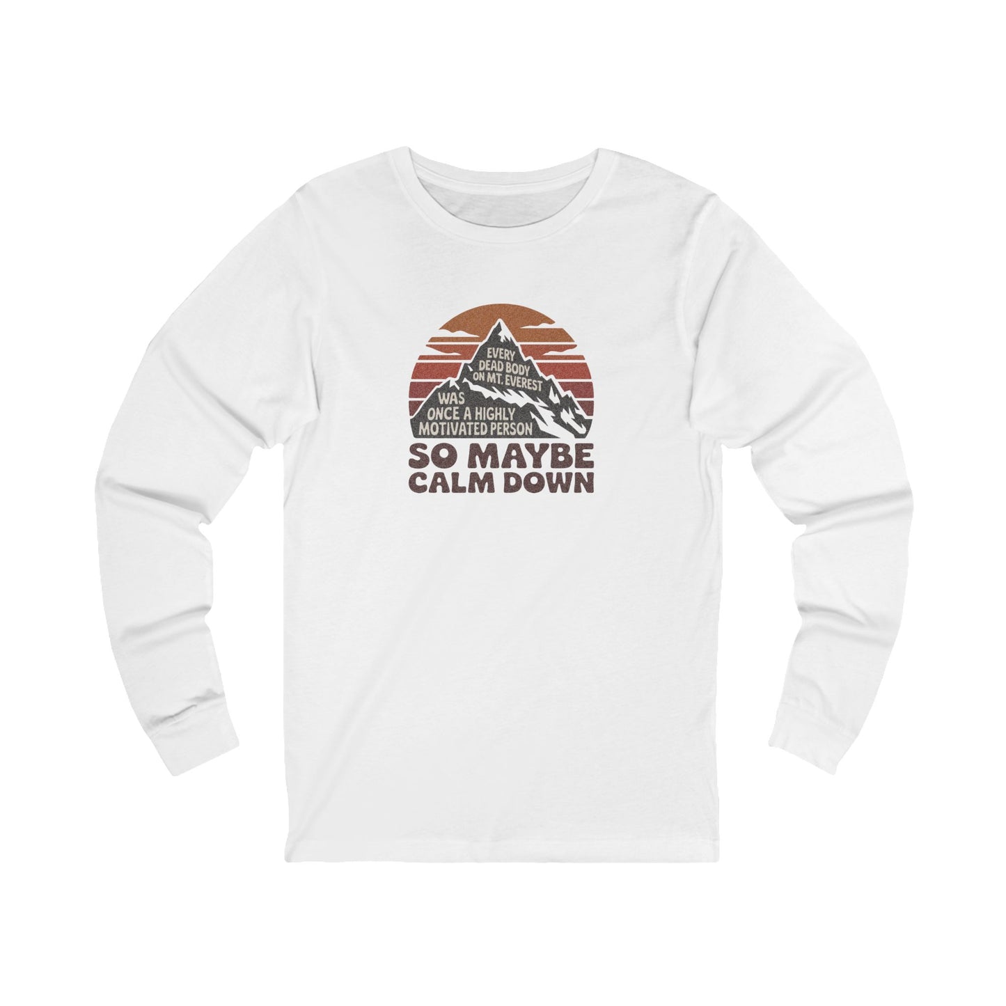 Everything in Moderation (Especially Fitness) – Mount Everest Retro Long Sleeve (Light)